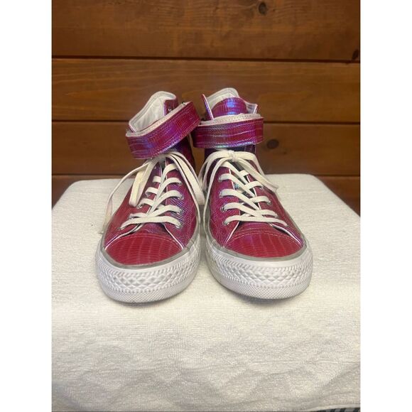 Converse Chuck Taylor All Star Brea High Top iridescent sneakers Sz 9 - Picture 7 of 8